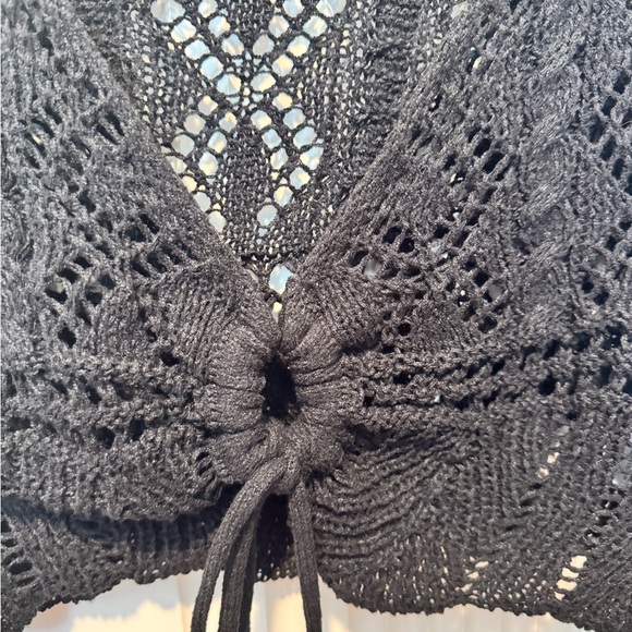 En Creme Crochet Long Sleeve Sweater NWOT - Picture 4 of 7